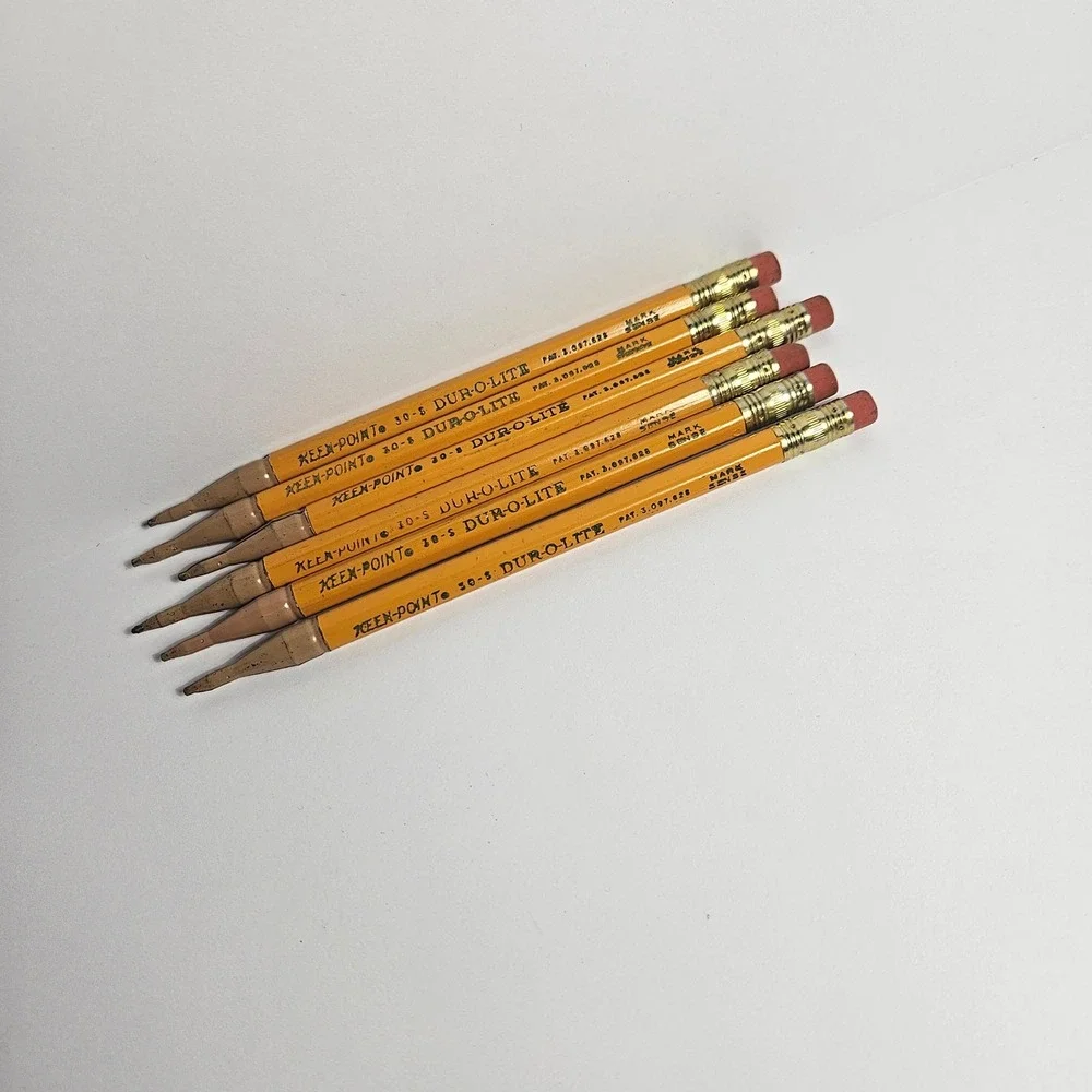 Vintage Keen-Point 30-S Duro-O-Lite Mechanical Pencils‎ and Mixed Pen Lot 12pc